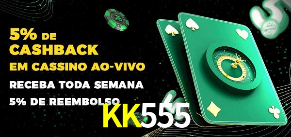 Promoções do cassino ao Vivo KK555